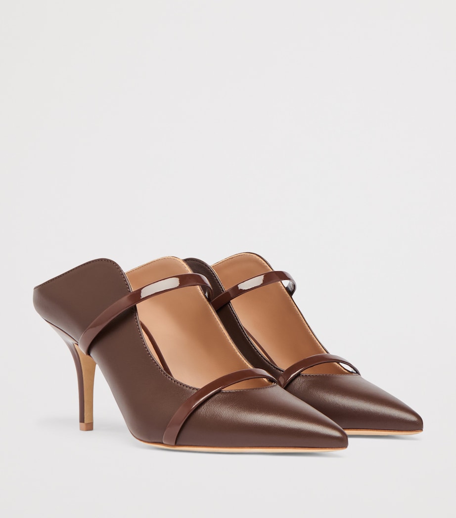 Malone Souliers Brown Leather Maureen Heeled Mules 70