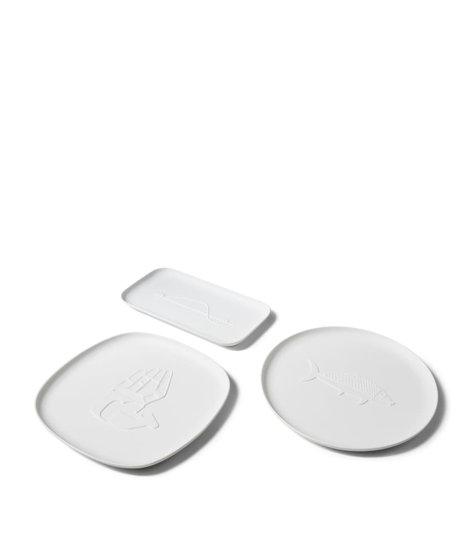 Cassina x Ginori 1735 Le Corbusier Collection Chandigarh Poisson Round Tray (35cm)