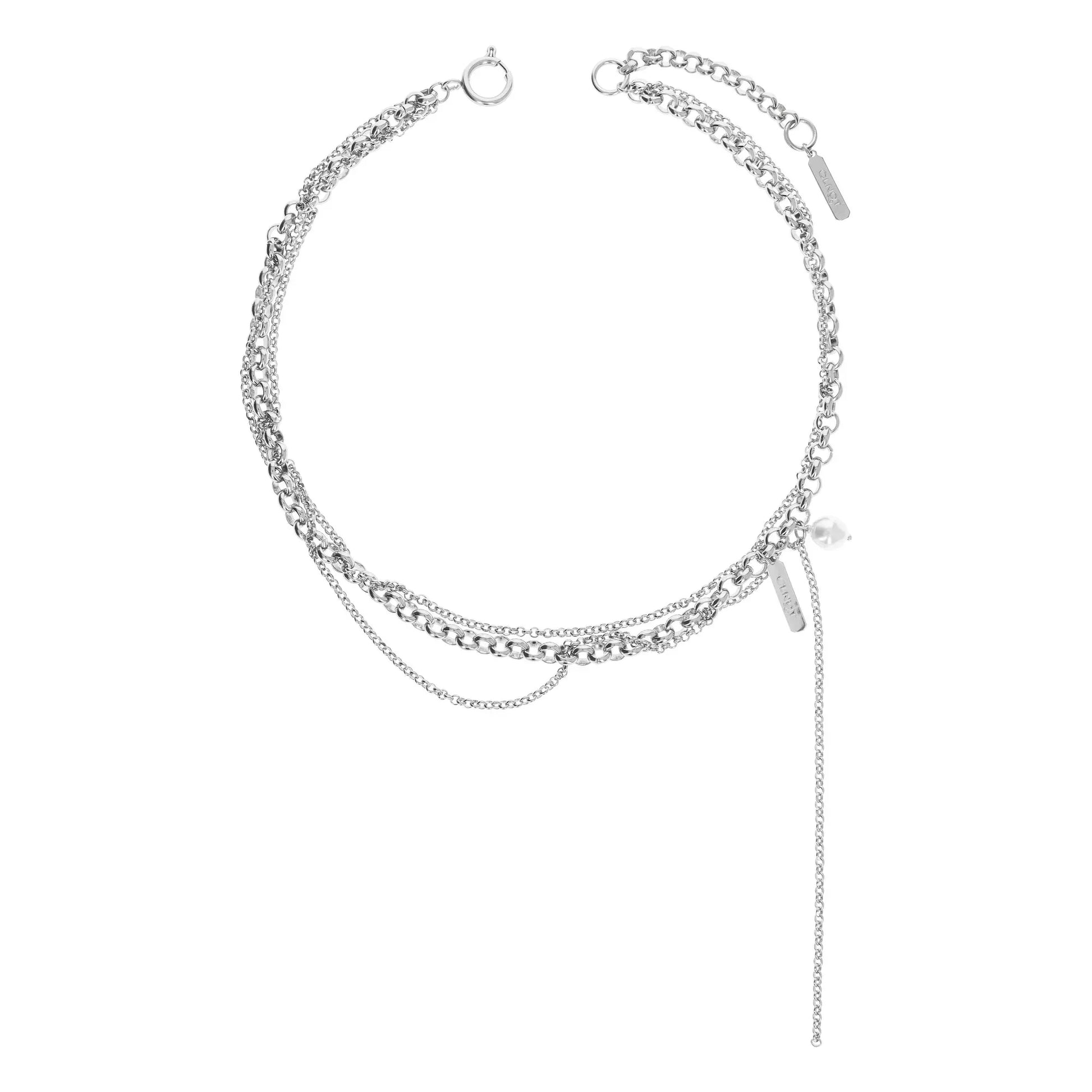 Justine Clenquet - Richie necklace | Silver