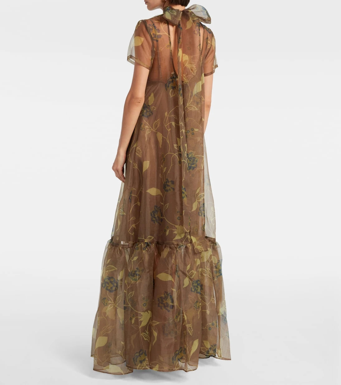 Staud - Calluna floral organza maxi dress
