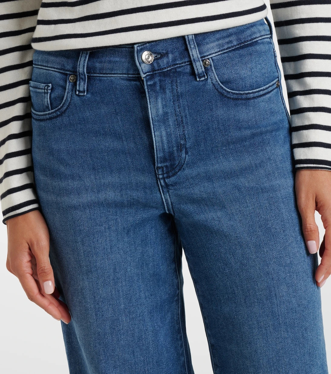 Frame - Le Slim Palazzo wide-leg jeans