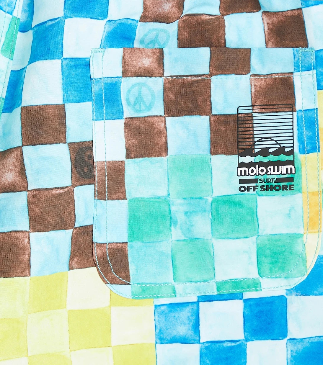 Molo - Nilson checked swim trunks