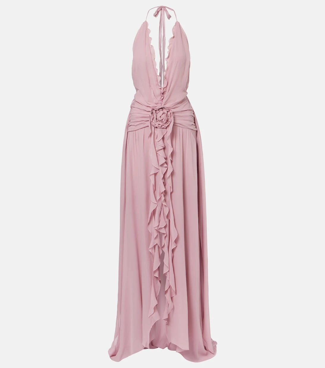 Blumarine - Ruffled georgette gown