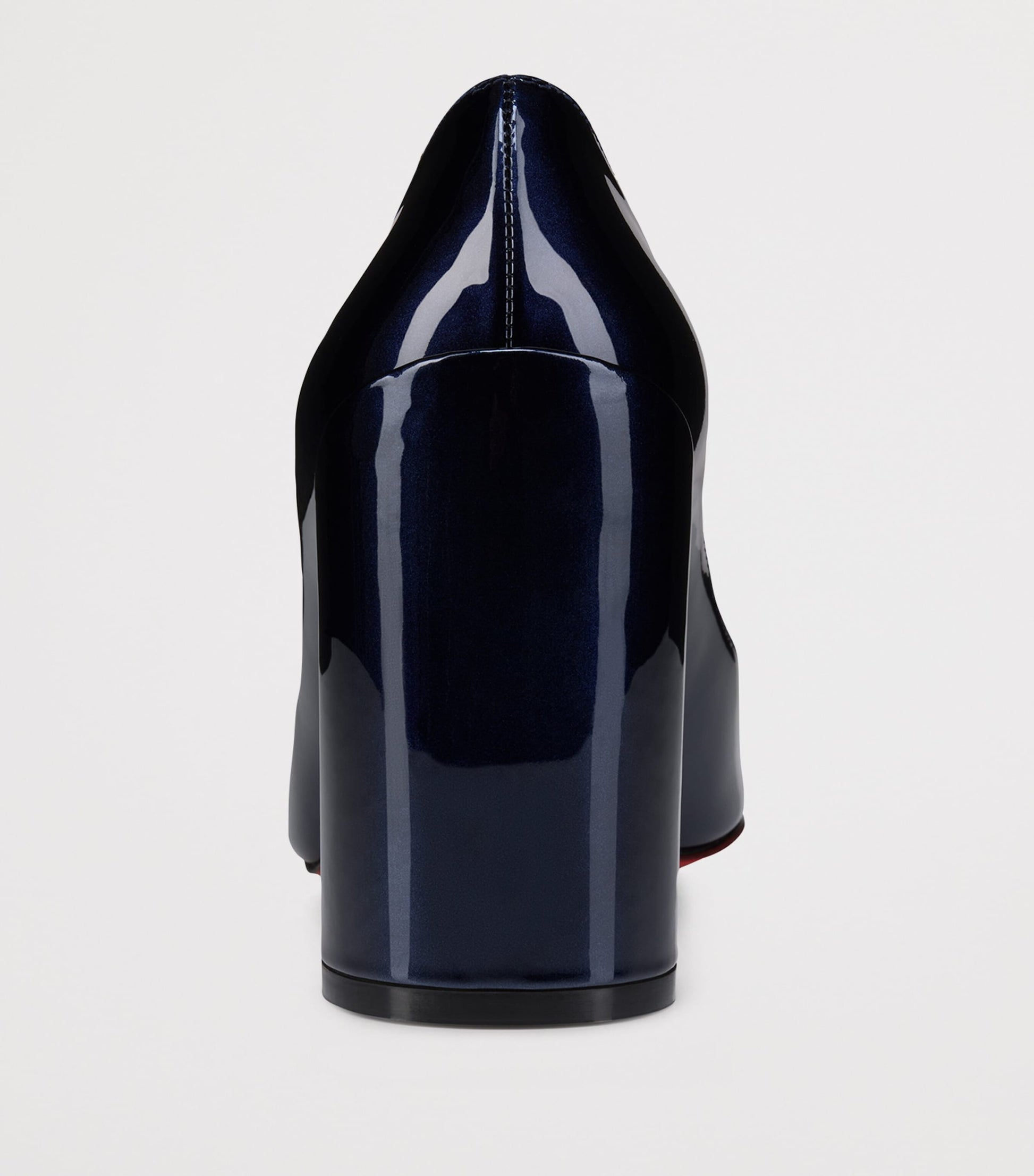 Christian Louboutin Navy Miss Sab Patent Leather Pumps 85