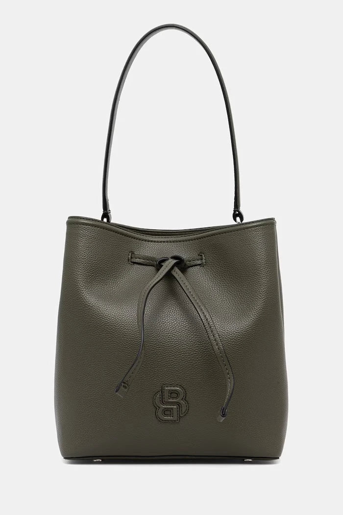 BOSS чанта дамска от имитация на кожа Anett Drawstring