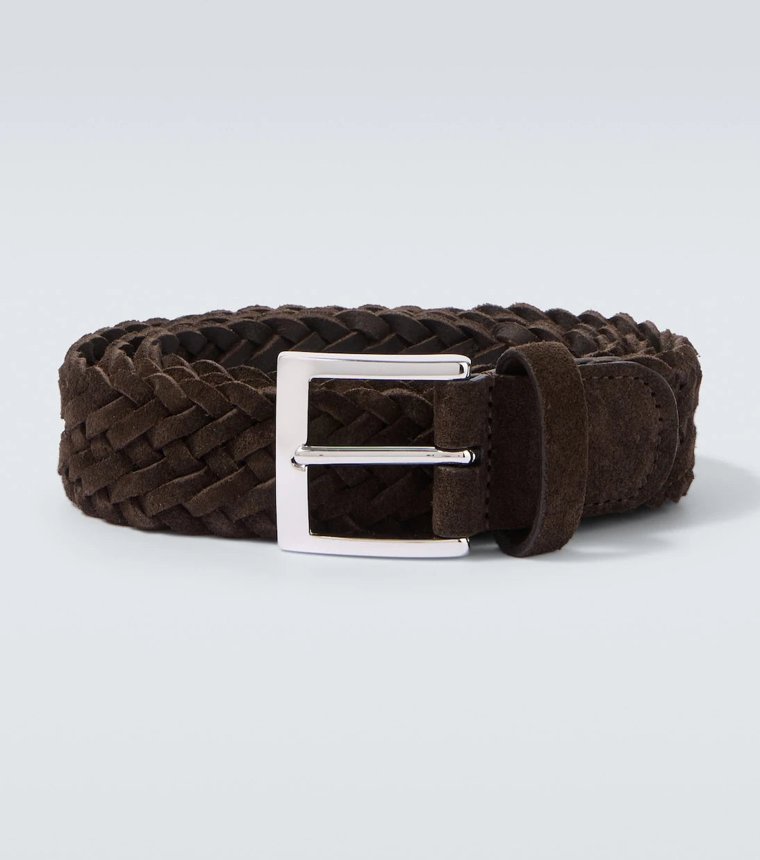 Kiton - Woven suede belt