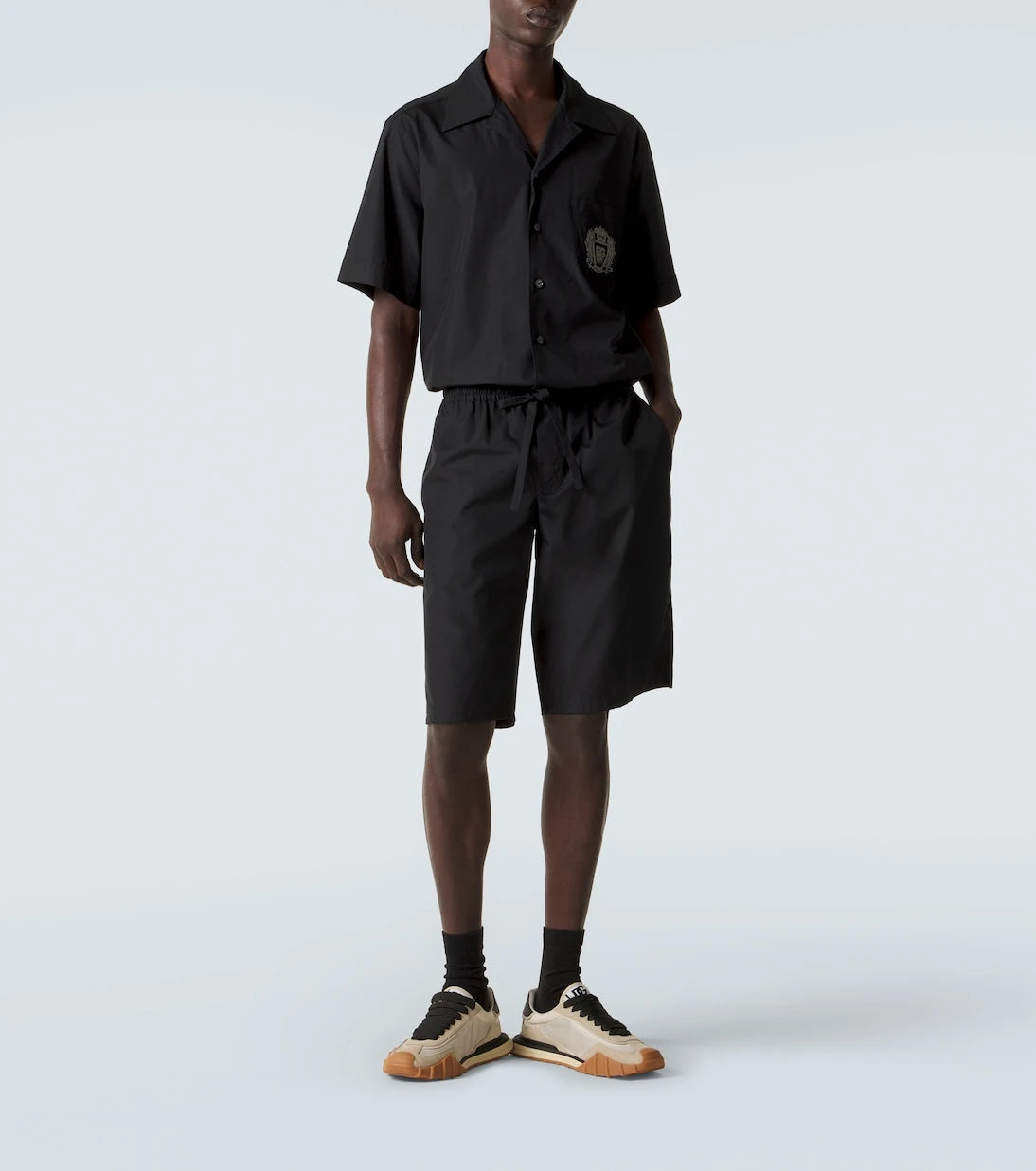 Dolce&Gabbana - Vanity cotton poplin Bermuda shorts