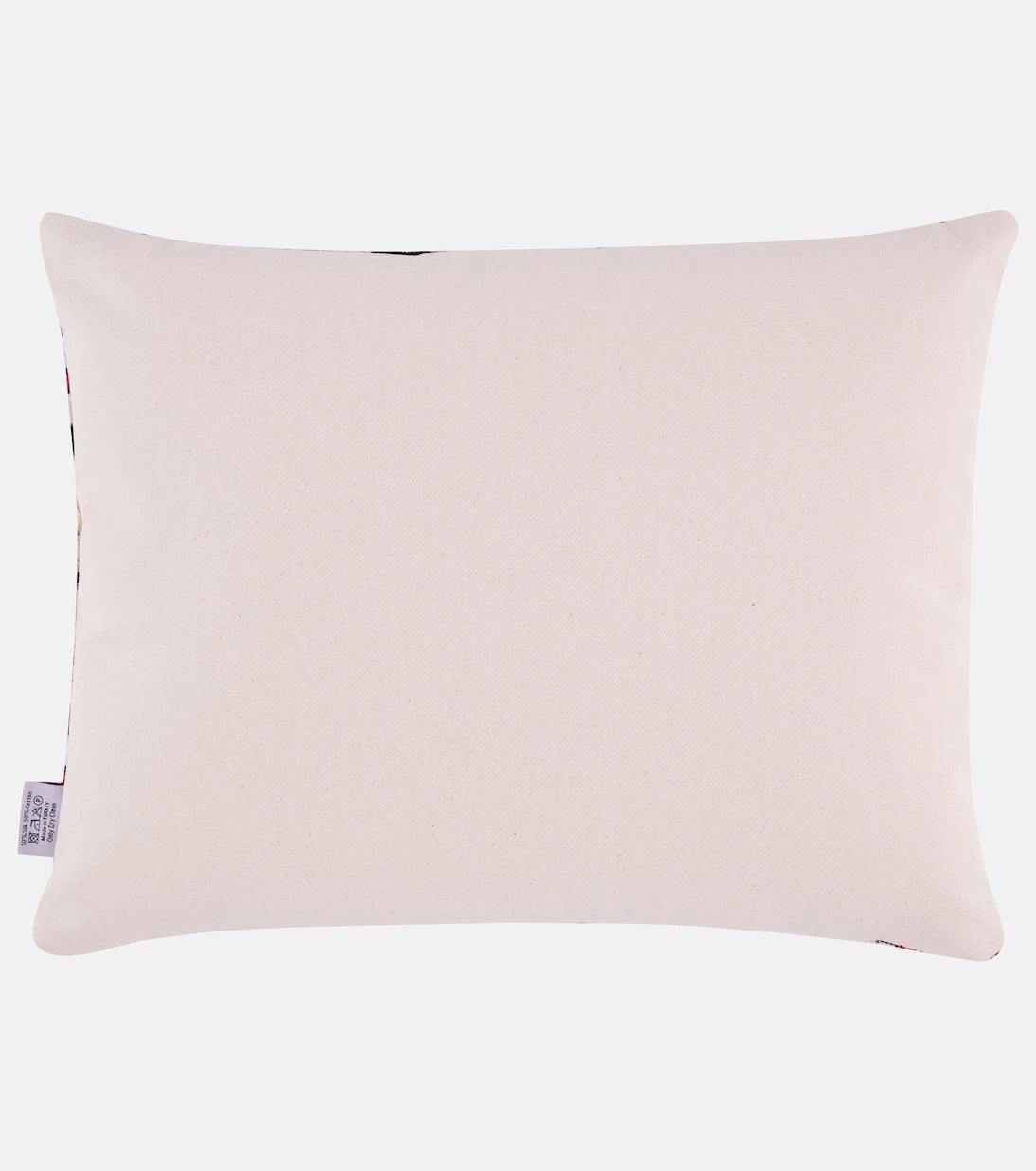 Les-Ottomans - Checked silk velvet cushion