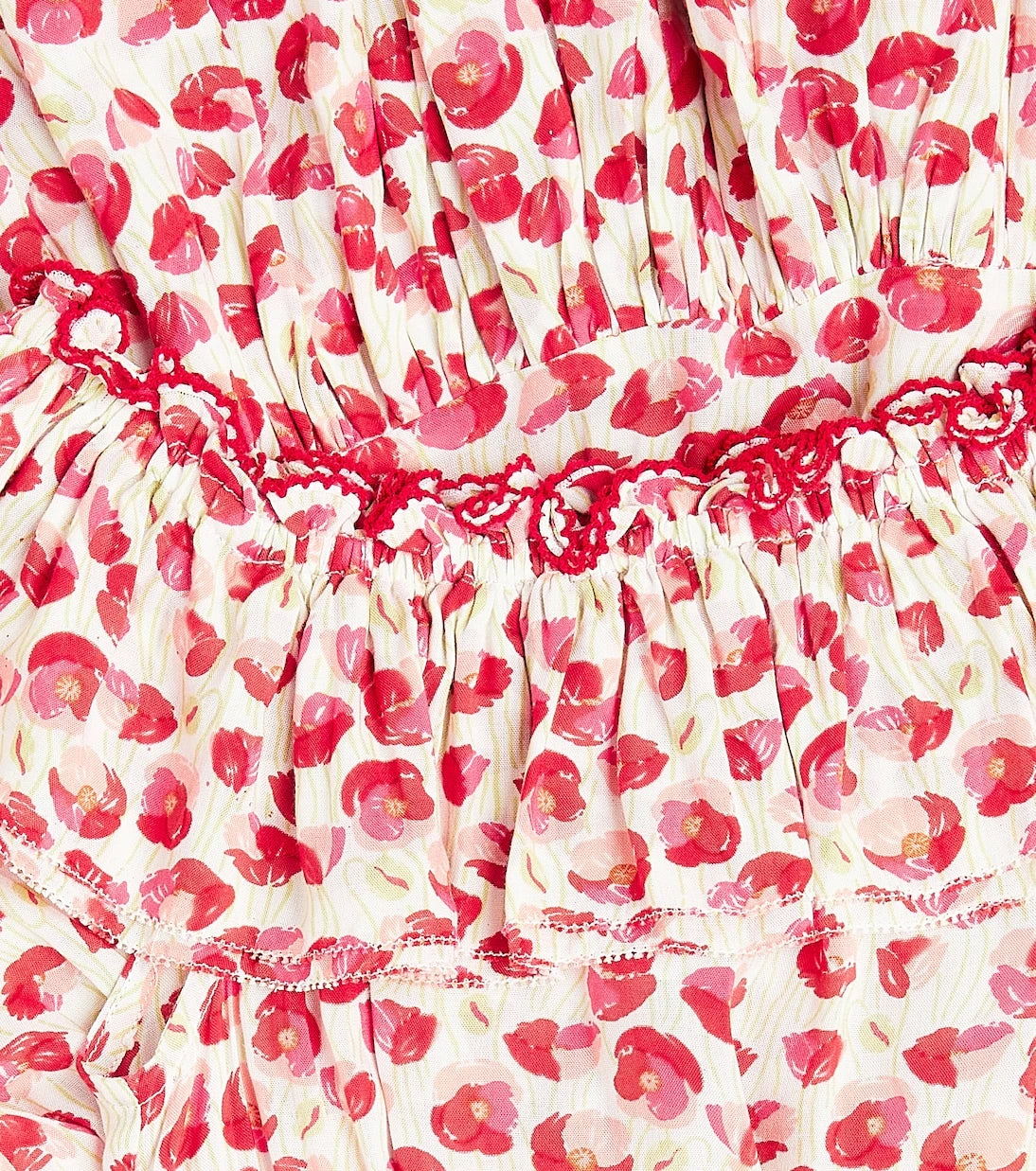 Poupette St Barth Kids - Bella printed ruffled dress