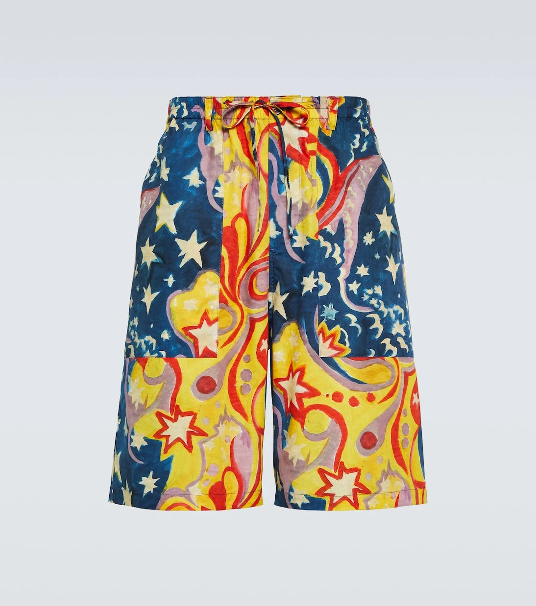 Marni - x No Vacancy Inn printed cotton shorts