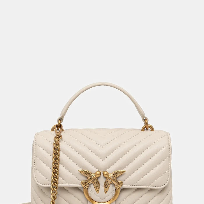 Pinko чанта crossbody дамска от кожа