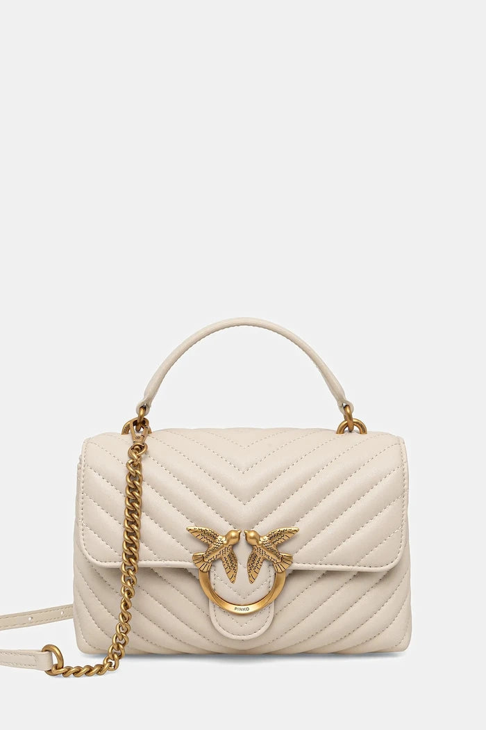 Pinko чанта crossbody дамска от кожа