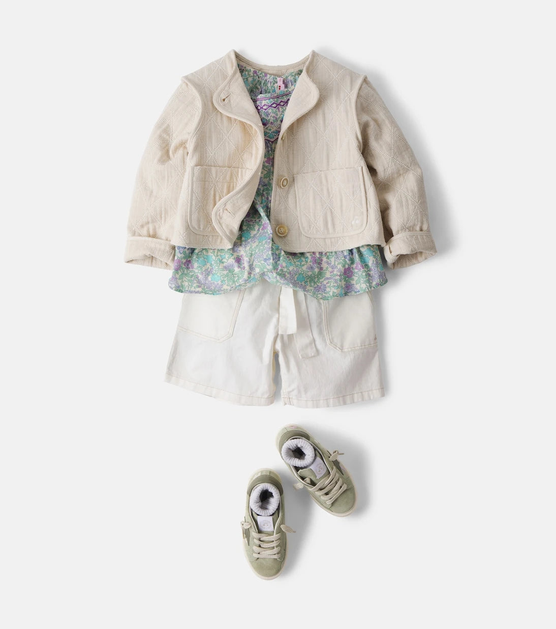 Bonpoint - Lathifa quilted cotton-blend jacket