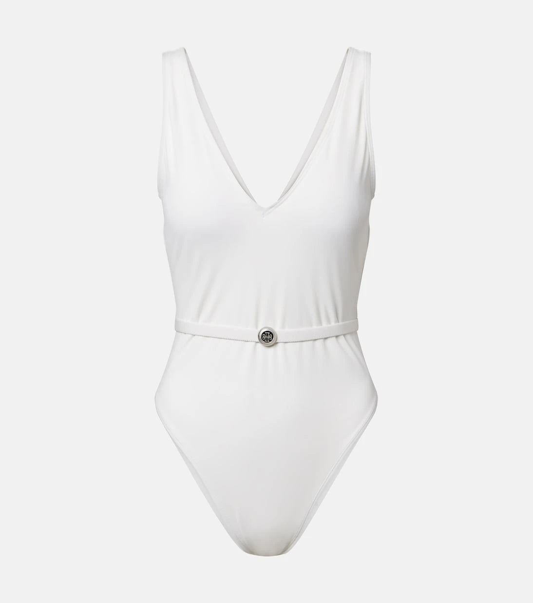 Tory Burch - Double T belted swimsuit