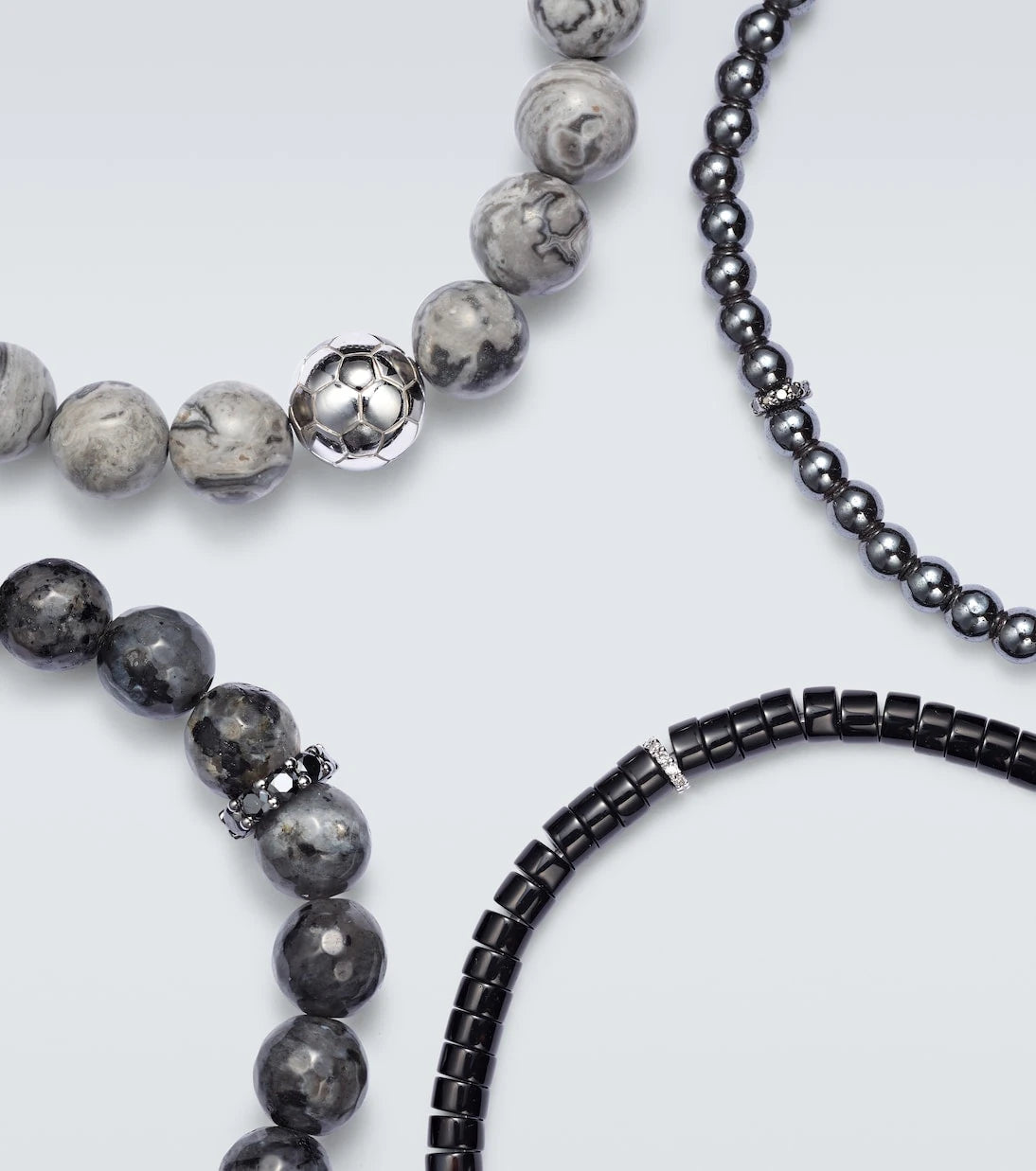 Sydney Evan - 14kt white gold bracelet bundle with diamonds