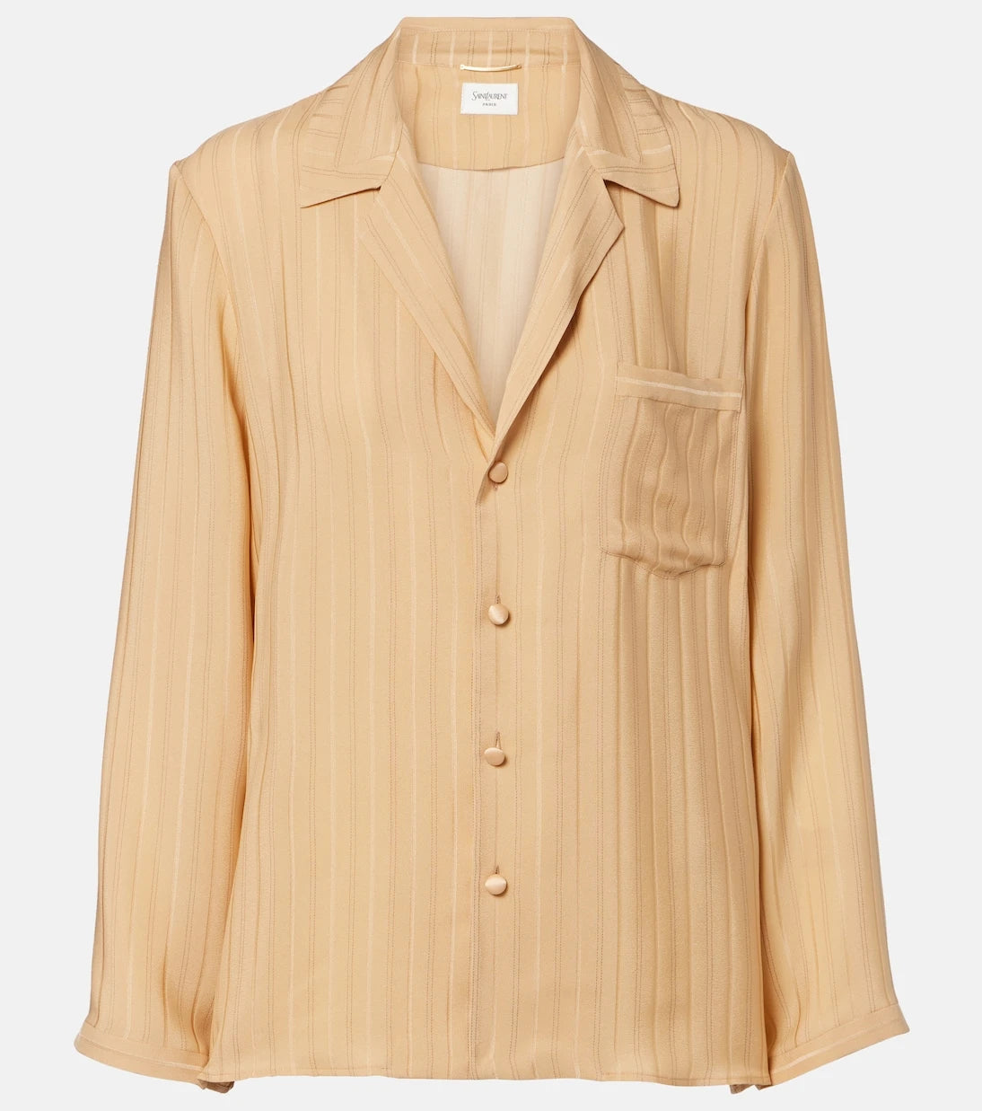 Saint Laurent - Striped silk shirt