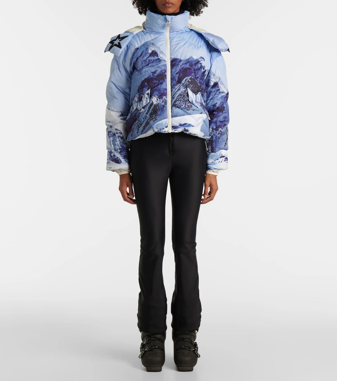 Perfect Moment - Mountain printed down jacket