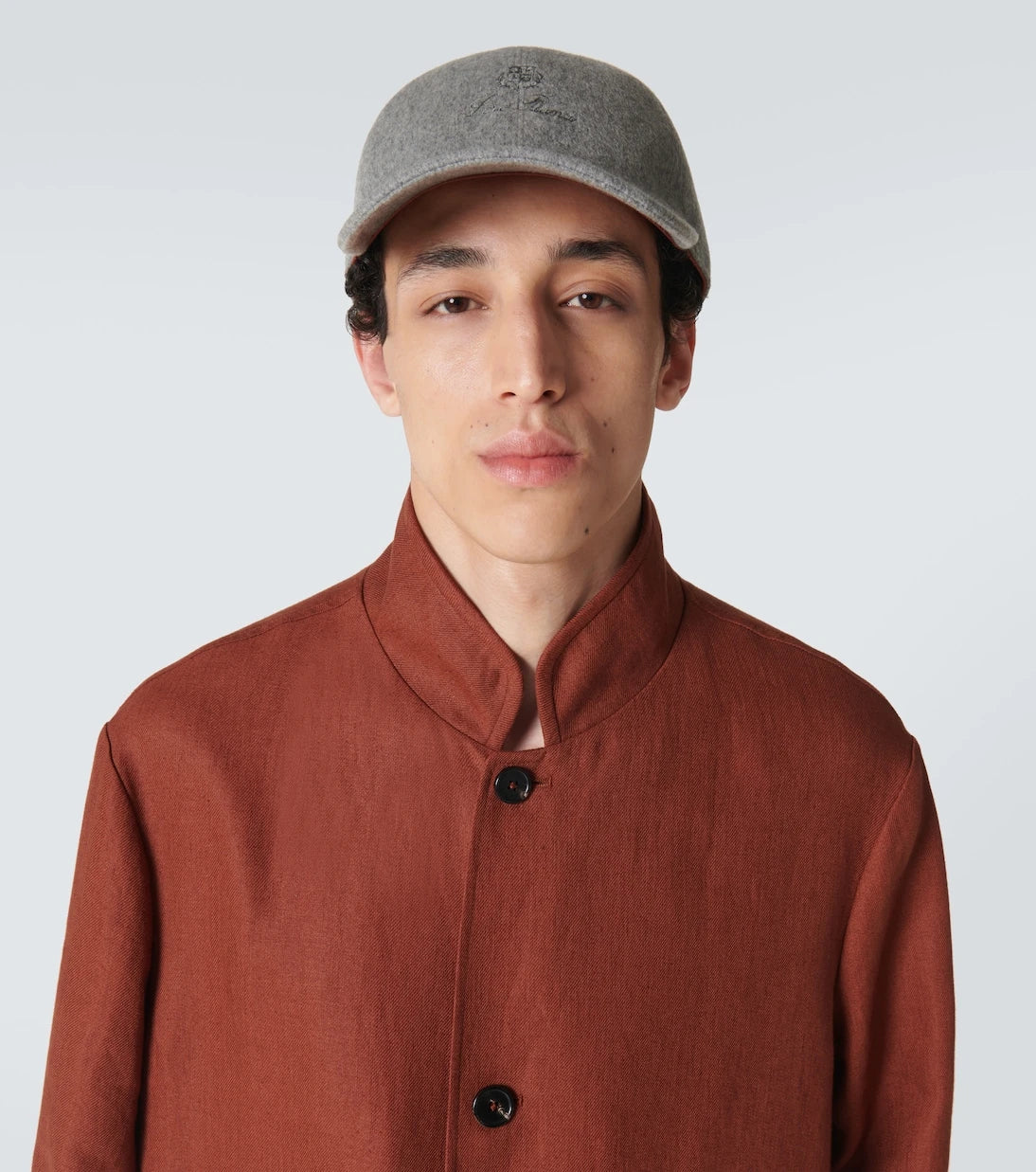 Loro Piana - Logo cashmere baseball cap