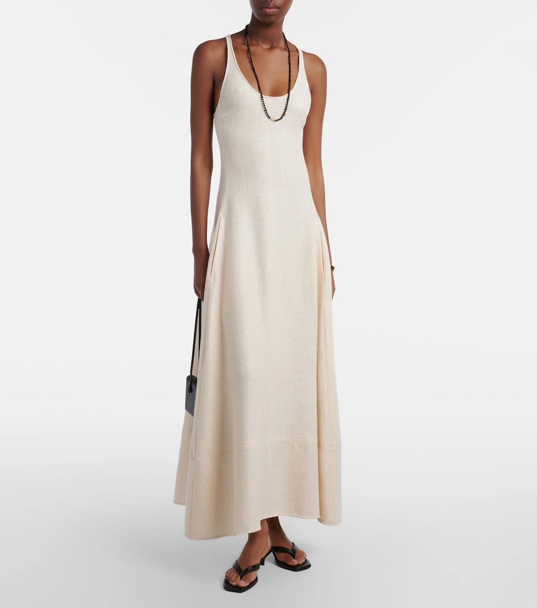 Toteme - Cotton tweed maxi dress