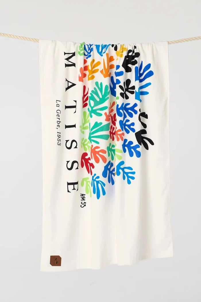 Slowtide x Henri Matisse Pamuklu Plaj Havlusu 100 x 150 cm