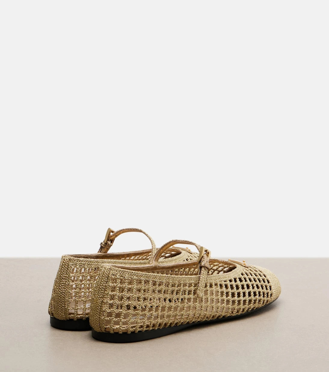 Prada - Crochet Mary Jane flats