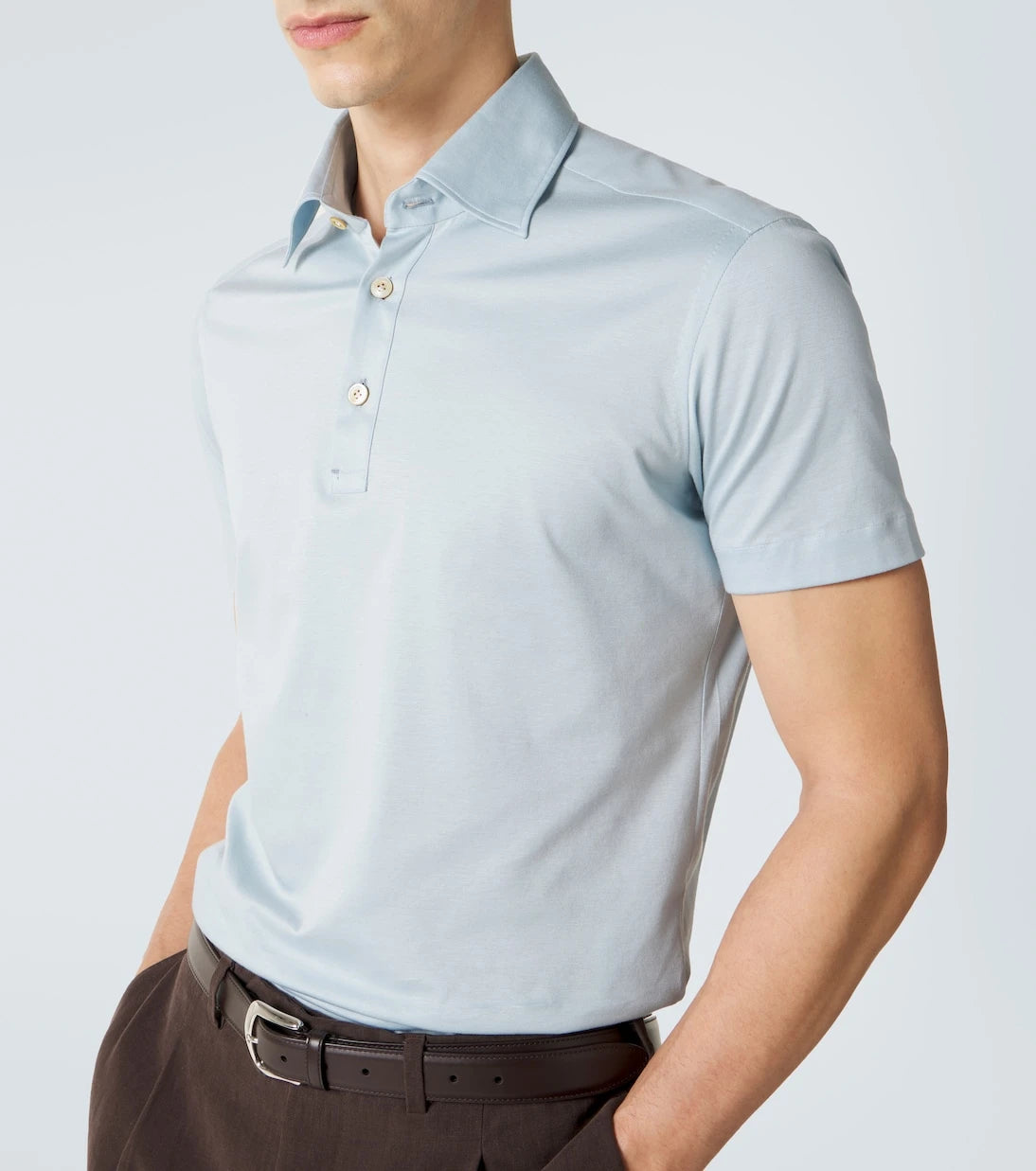 Kiton - قميص بولو من القطن