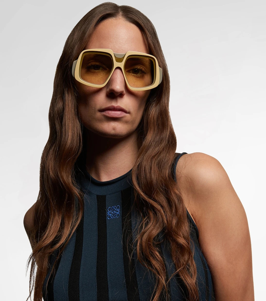 Loewe - نظارة شمسية مربعة كولاج أنجرام