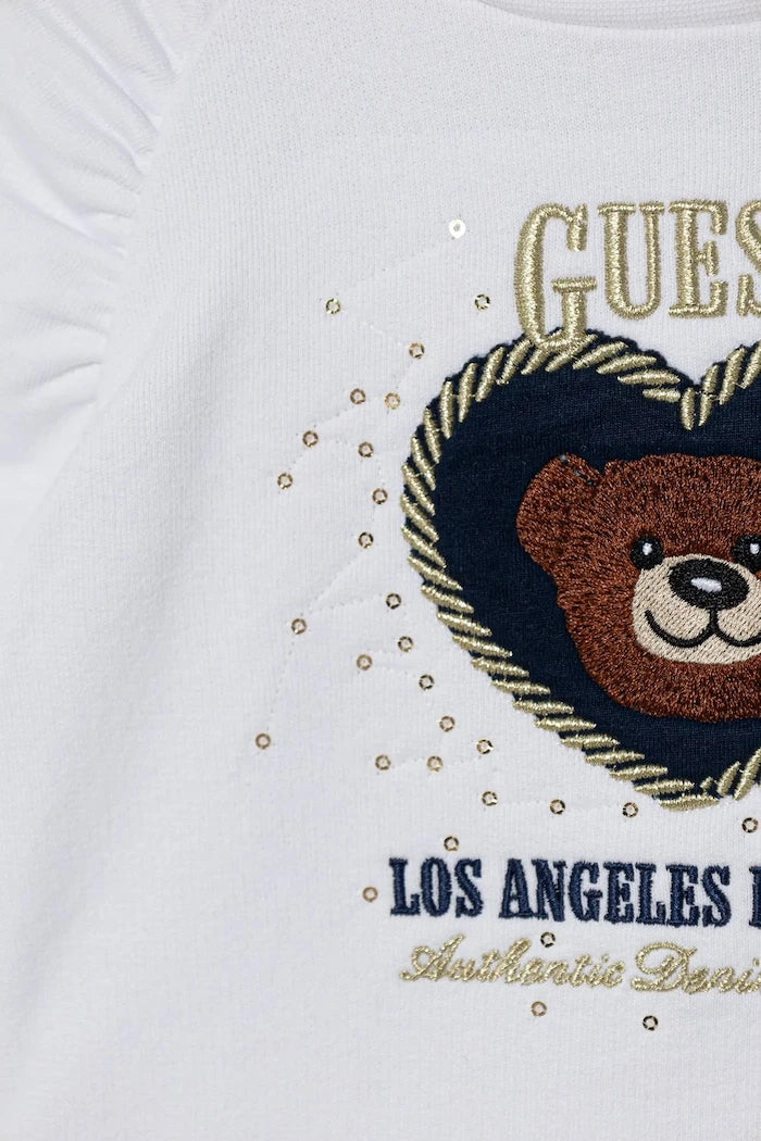 Çocuk Pamuklu Sweatshirt Guess