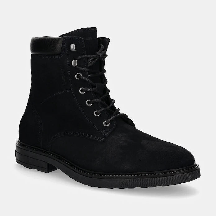 Велурени боти Tommy Hilfiger HILFIGER OUTDOOR SUEDE BOOT