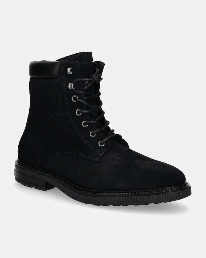 Велурени боти Tommy Hilfiger HILFIGER OUTDOOR SUEDE BOOT