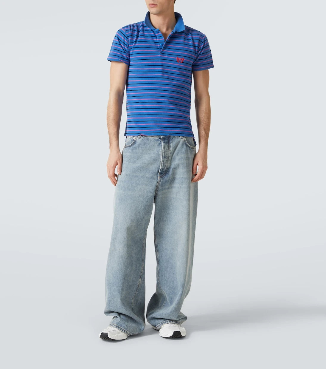Balenciaga - قميص بولو Laurel Classic من قطن البيكيه