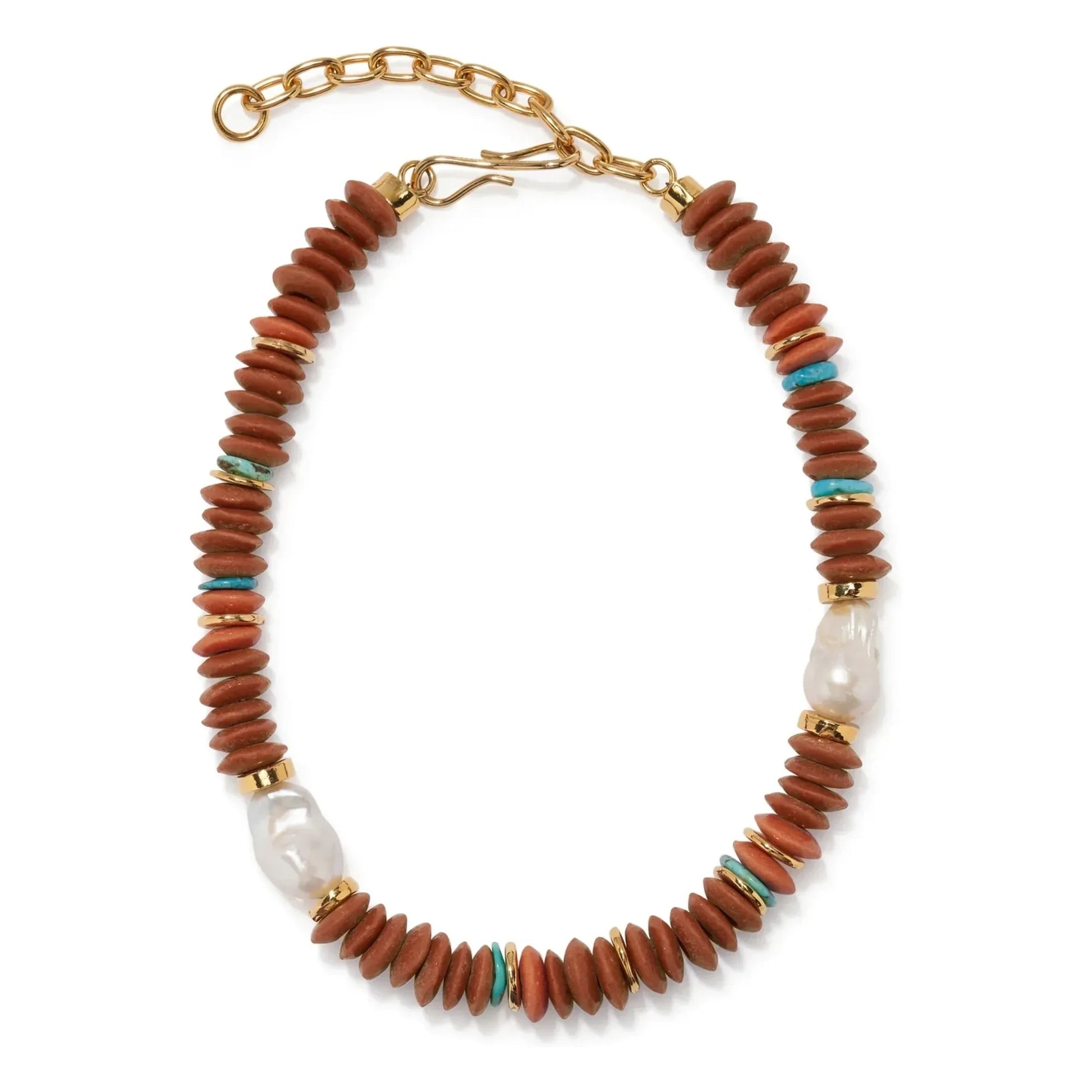 Lizzie Fortunato - Umi necklace | Brown