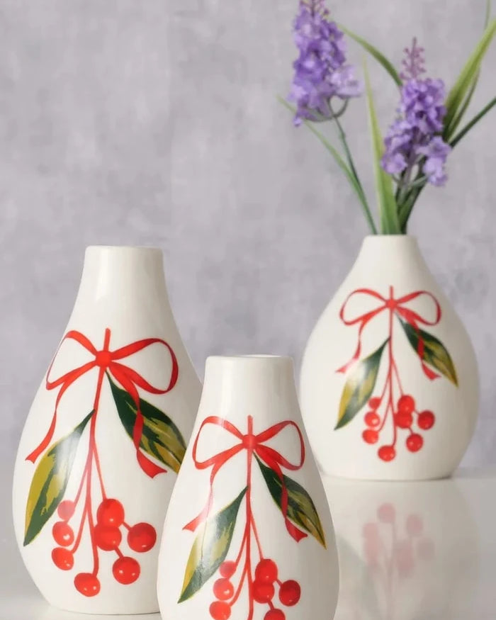 Dekoratif vazo Boltze Noelle 12 cm (3 adet)