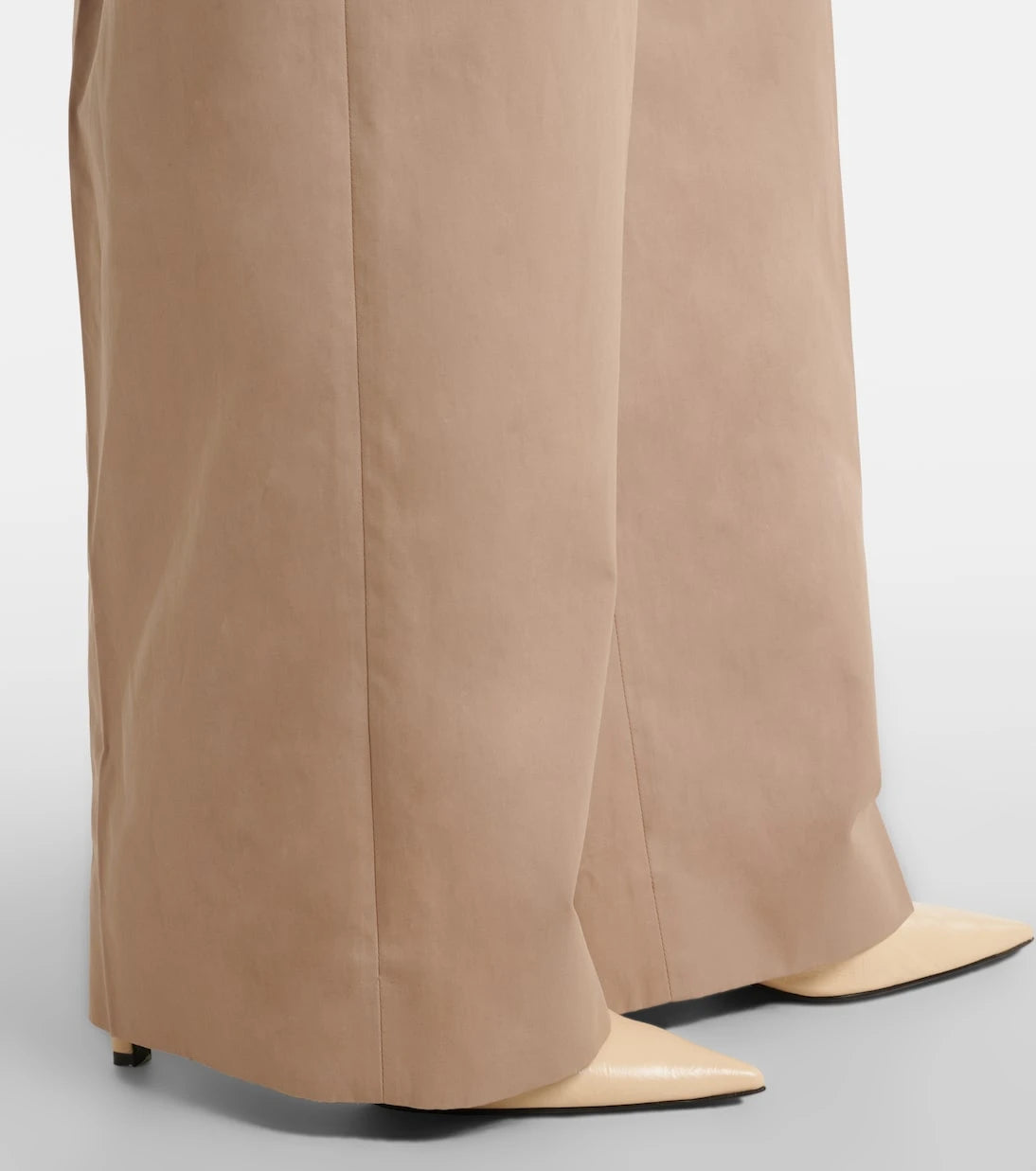 Jil Sander - Pleated cotton wide-leg pants