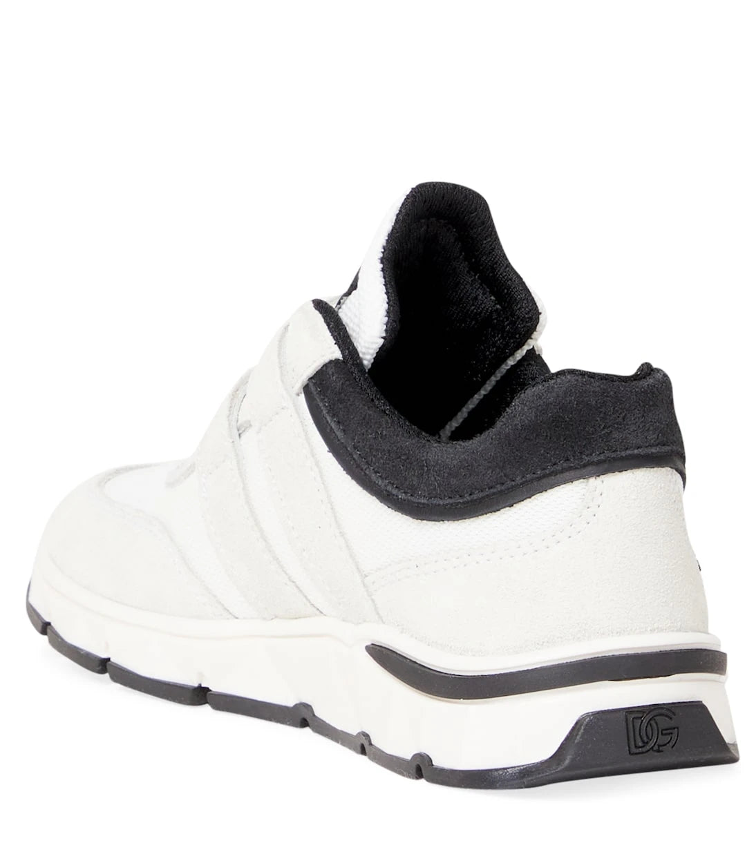 Dolce&Gabbana Kids - DG suede-trimmed sneakers