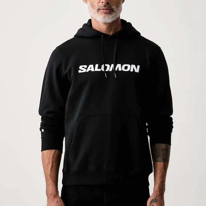 Salomon kapüşonlu erkek pamuklu sweatshirt