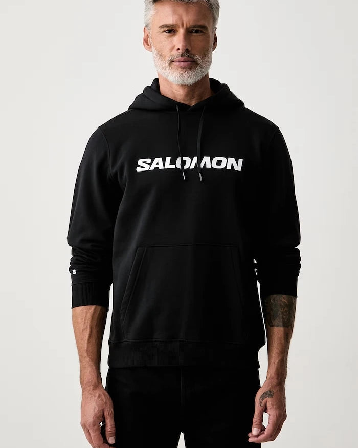 Salomon kapüşonlu erkek pamuklu sweatshirt