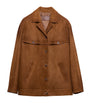 Brown Lambskin Suede Jacket