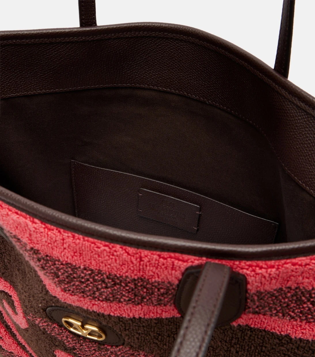 Valentino Garavani - VLogo N/S Medium terry tote bag