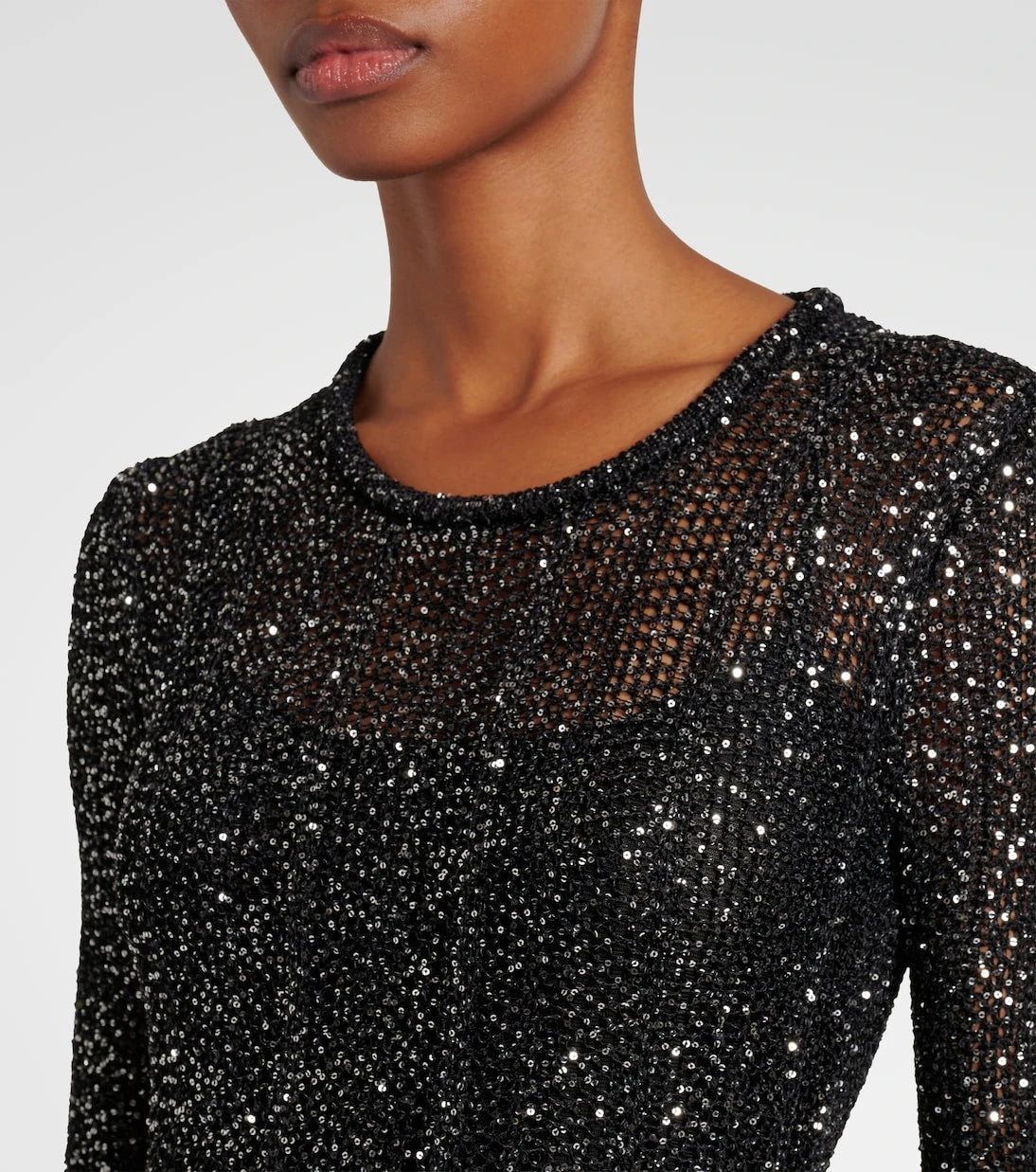 Alaïa - Sequined midi dress
