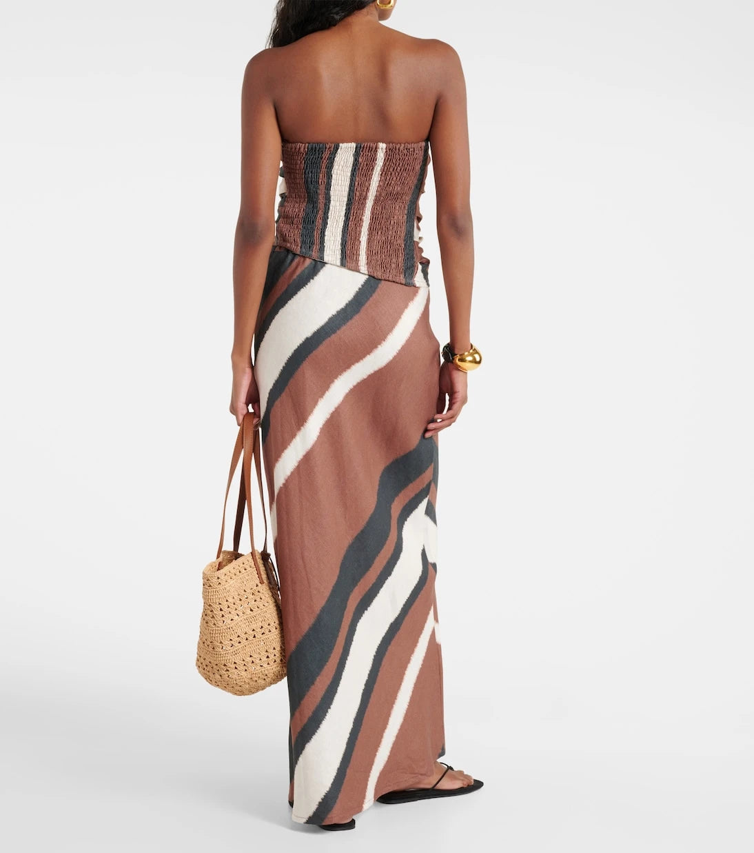Faithfull - Setubal striped linen tube top