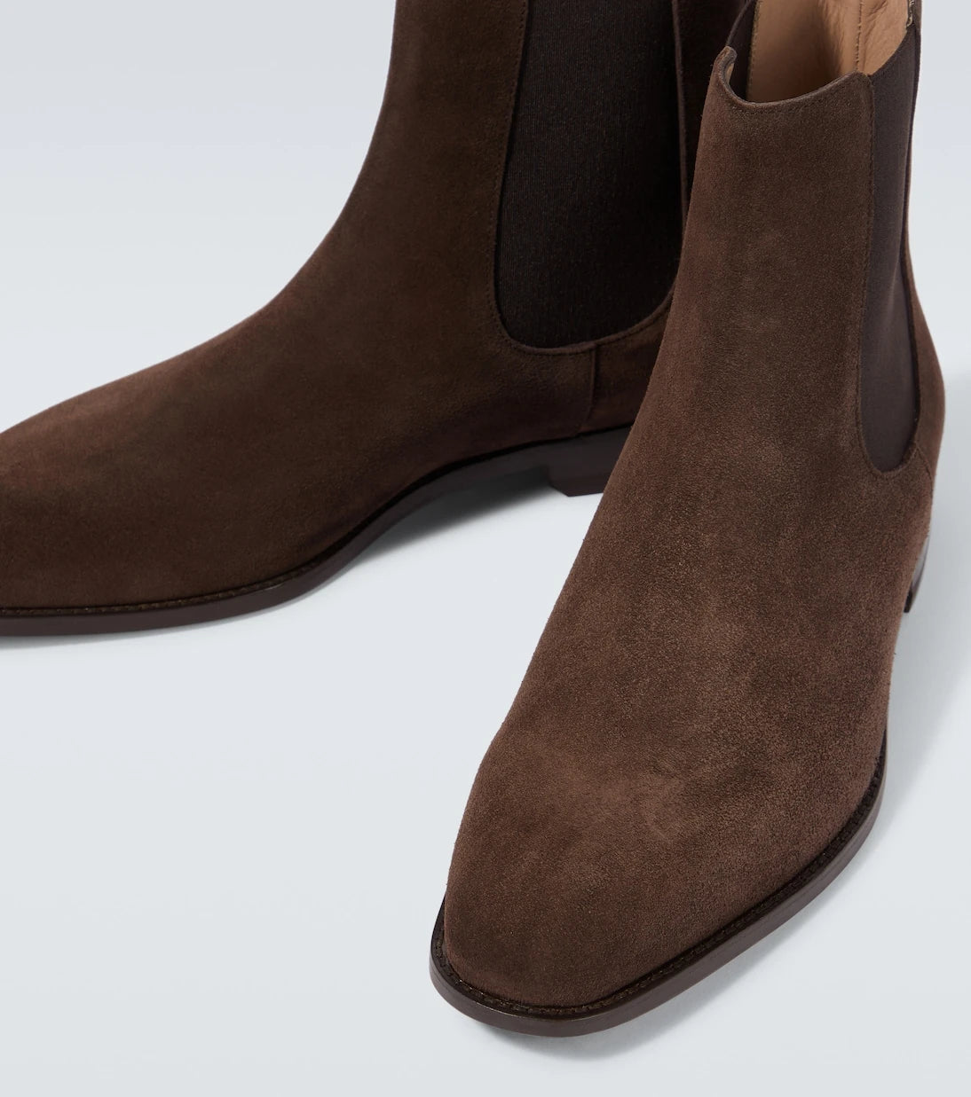 Manolo Blahnik - Delsa suede Chelsea boot