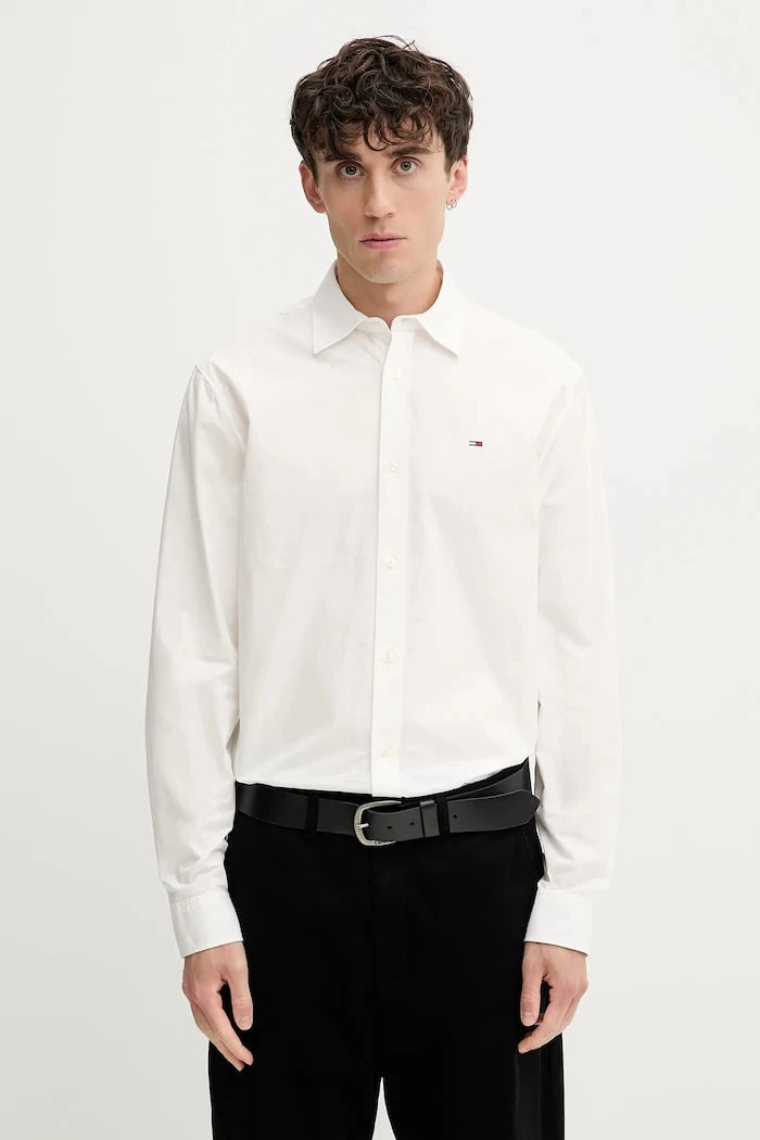 Tommy Jeans erkek pamuk gömlek