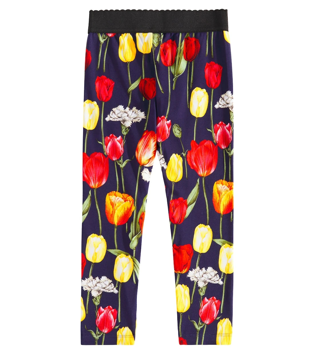 Dolce&Gabbana Kids - Floral cotton-blend leggings