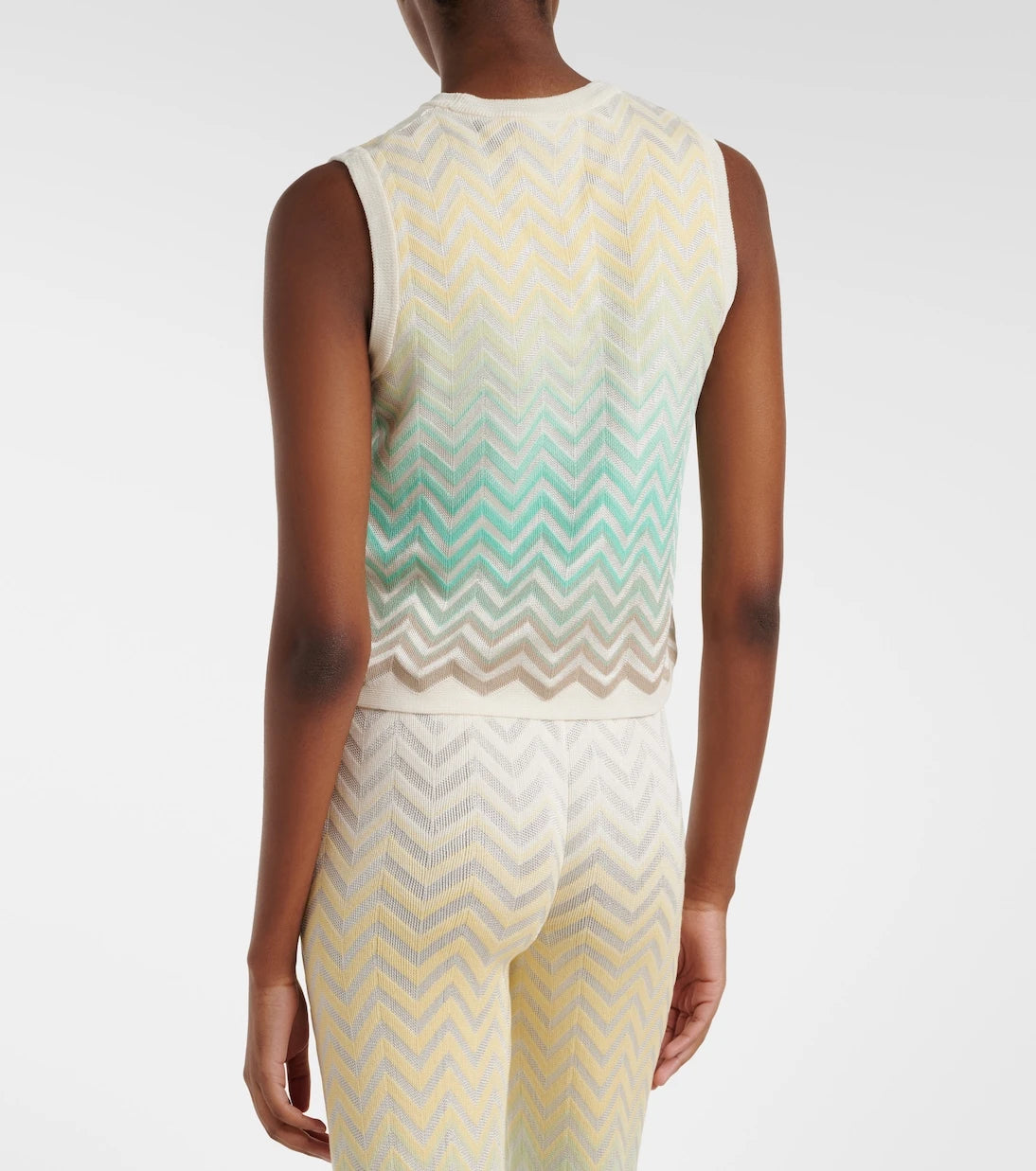 Missoni - Zigzag cotton-blend top