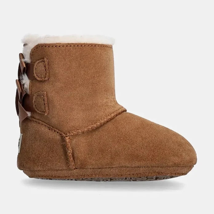Бебешки велурени обувки UGG BABY BAILEY BOW