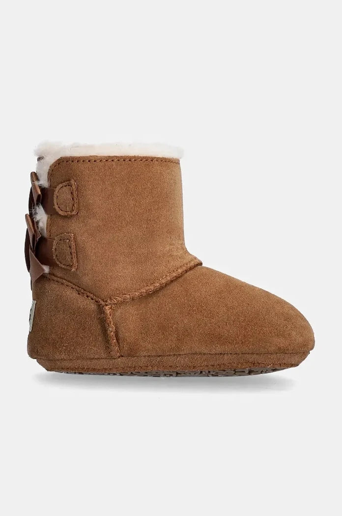 Бебешки велурени обувки UGG BABY BAILEY BOW