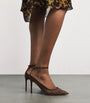 Brown Mesh Love Affair Pumps 80