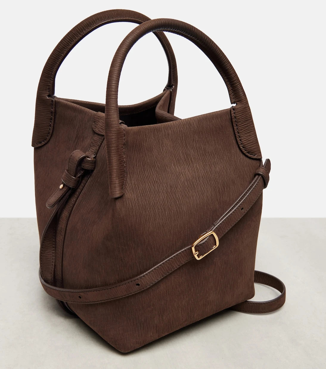 Loro Piana - Bale Small leather bucket bag