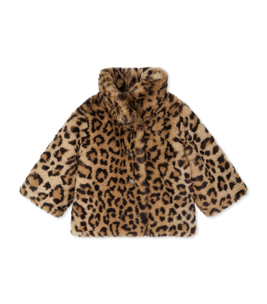 Faux Fur Leopard Coat (6-18 Months)